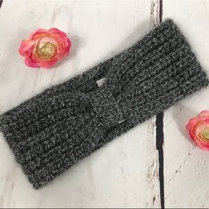 Cashmere Knotted Headband White + Warren